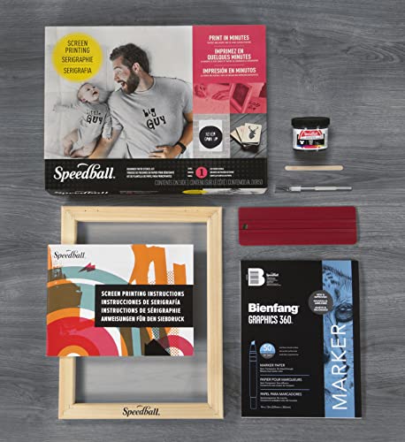 Speedball Paper Stencil Beginner Screen Printing Kit #TOP2