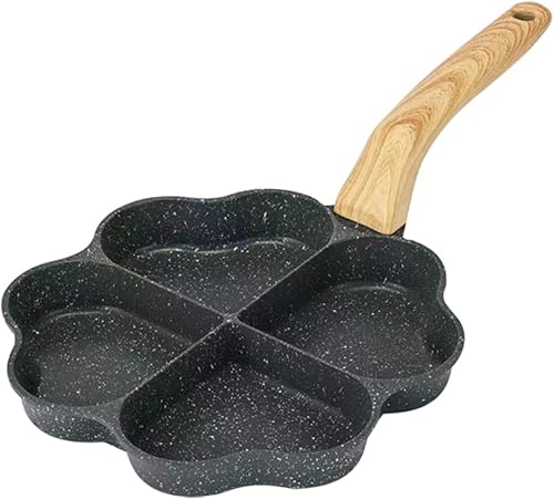 Angoily Maifan - Sartén para tortilla de piedra, accesorios japoneses, sartén para magdalenas, sartén japonesa con forma de corazón, sartén para