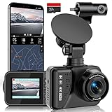 4K Dash Cam Front and Rear, Dual Dash Cam Built-in WiFi GPS Front 4K/2.5K Rear 1080P Dash Camera Car...