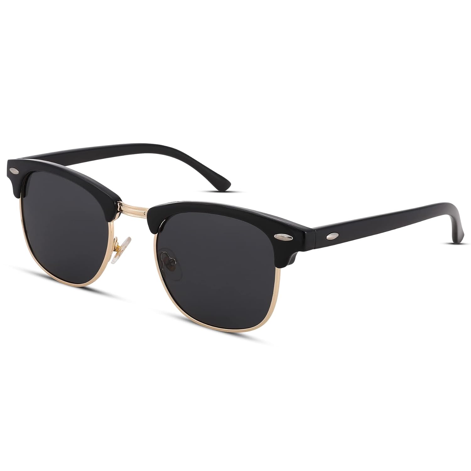 Pro Acme Semi-Rimless Polarized Sunglasses UV 400 Protection for Women Men