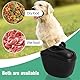Leckerlitasche für Hunde, Hunde Futterbeutel aus Silikon mit Trainingsklicker, Silikon Hundeleckerli Beutel, Pet Training Snack Tasche, für Welpentraining oder Hundespaziergänge, Hüftgürtel Fanny Pack