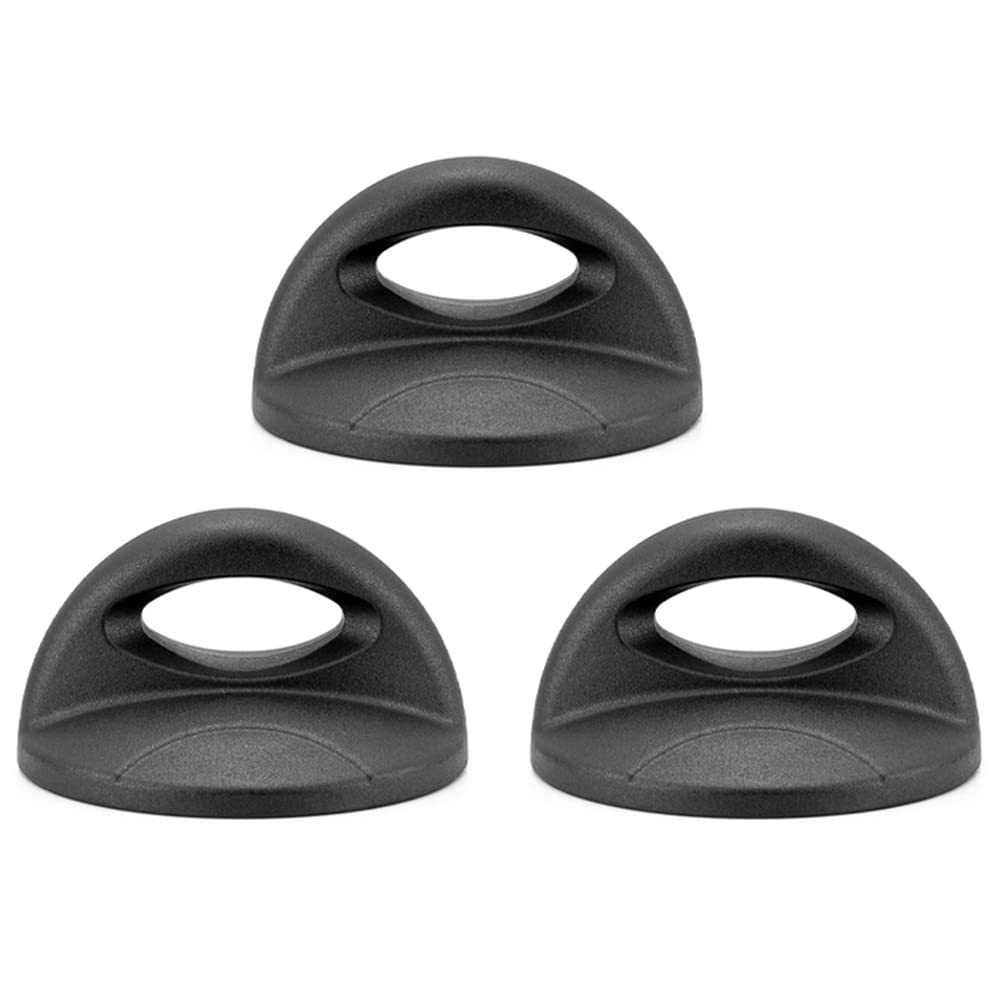 Hndhbfgrt 3Pcs Universal Pot Lid Replacement Knobs, Heat Pan Lid Holding Handles