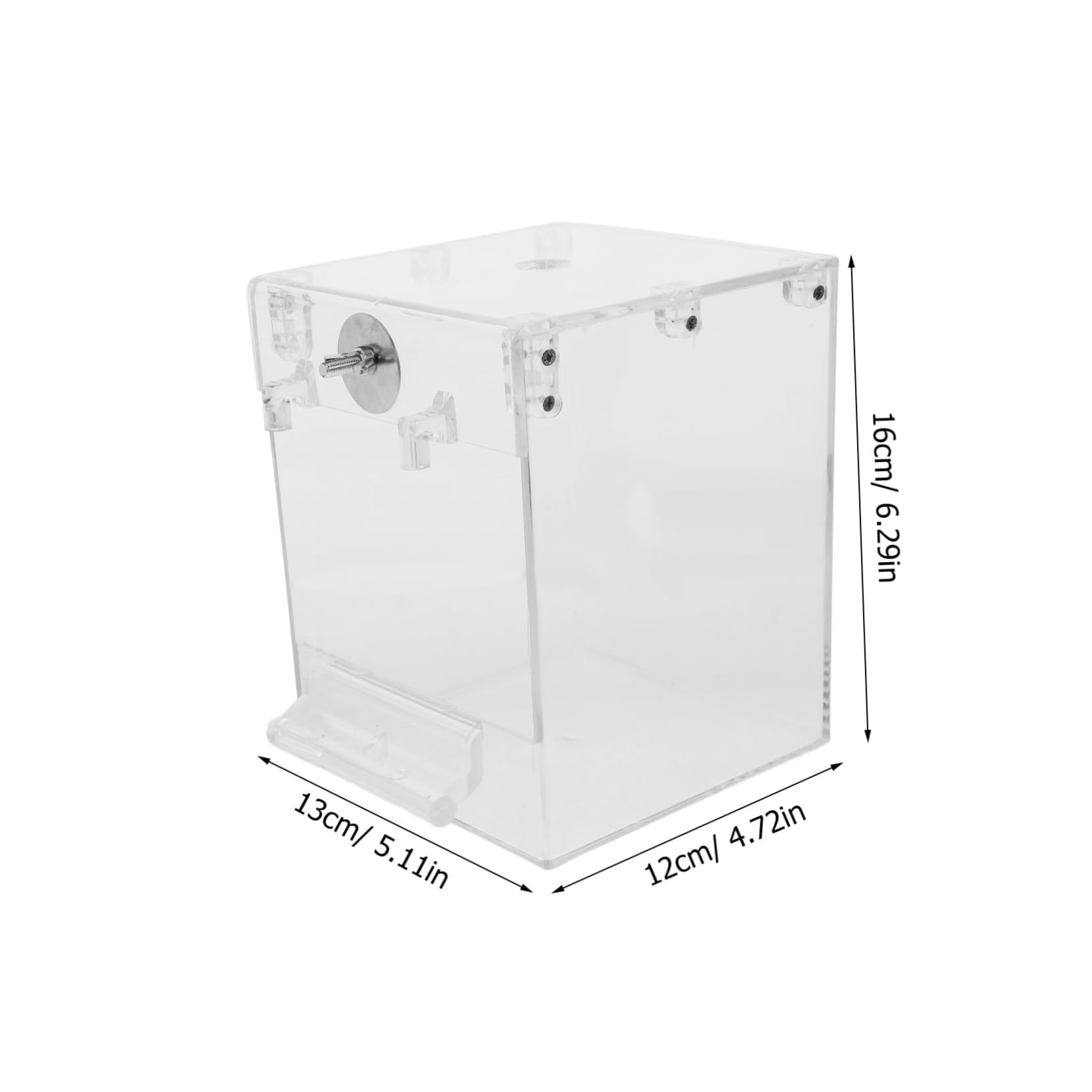 Toddmomy Bird Bath Bowl Environmental Protection Materials No Harmful Substances Bird Shower Box Parrot Bath for Cage