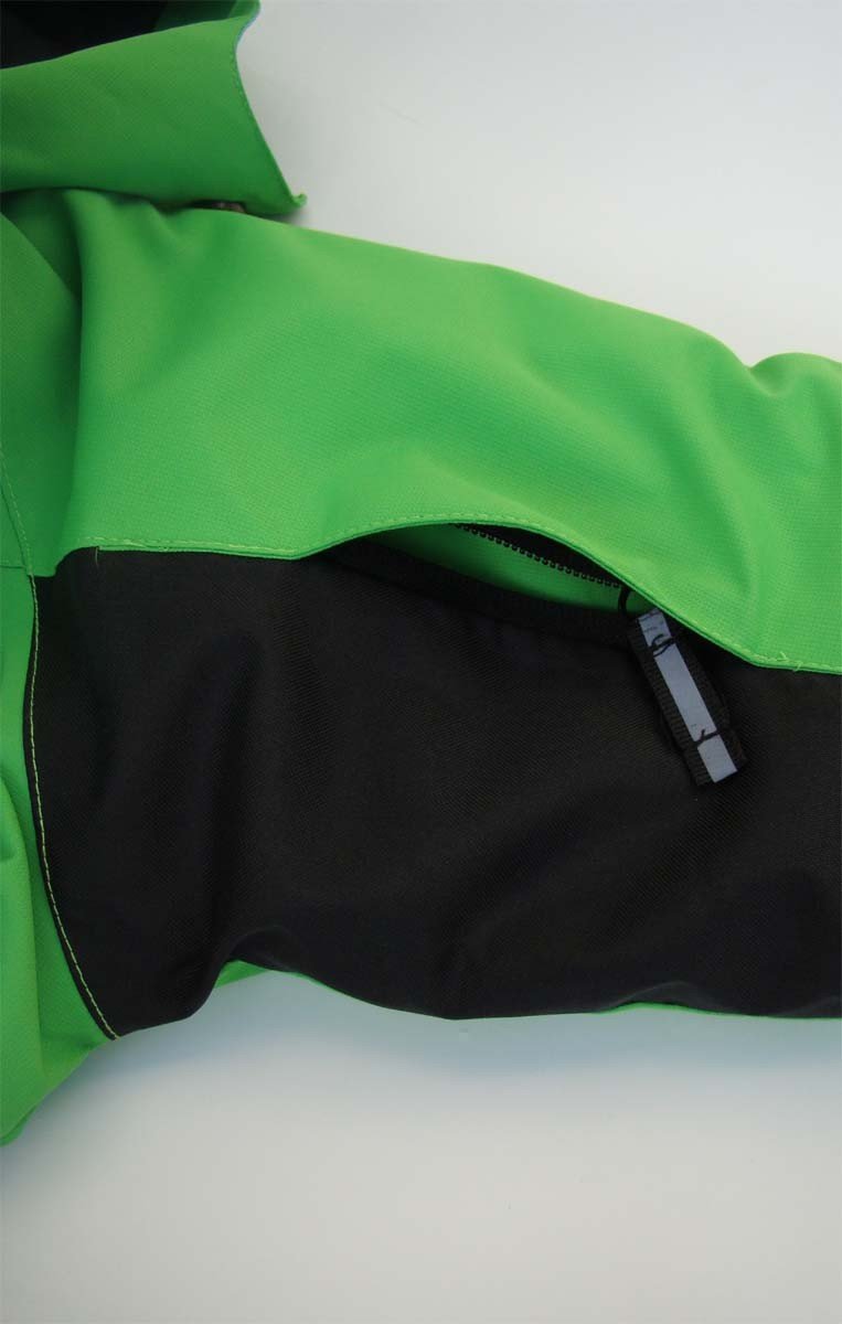 MAYLYNN Kinder Schneeanzug Skianzug Softshell grün