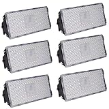 Viugreum 6 Pack 100W LED Flood Light, Waterproof IP65 Outdoor Led Lights, 9000LM Warm White 3000K...