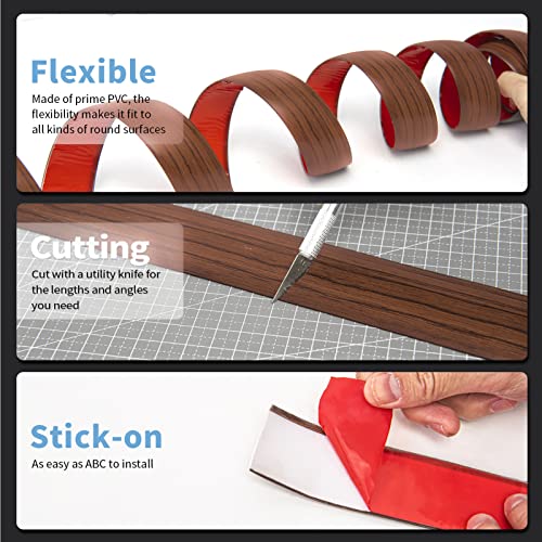 image for Art3d 10 FT Self Adhesive Vinyl Floor Transition Strip, Laminate Floor