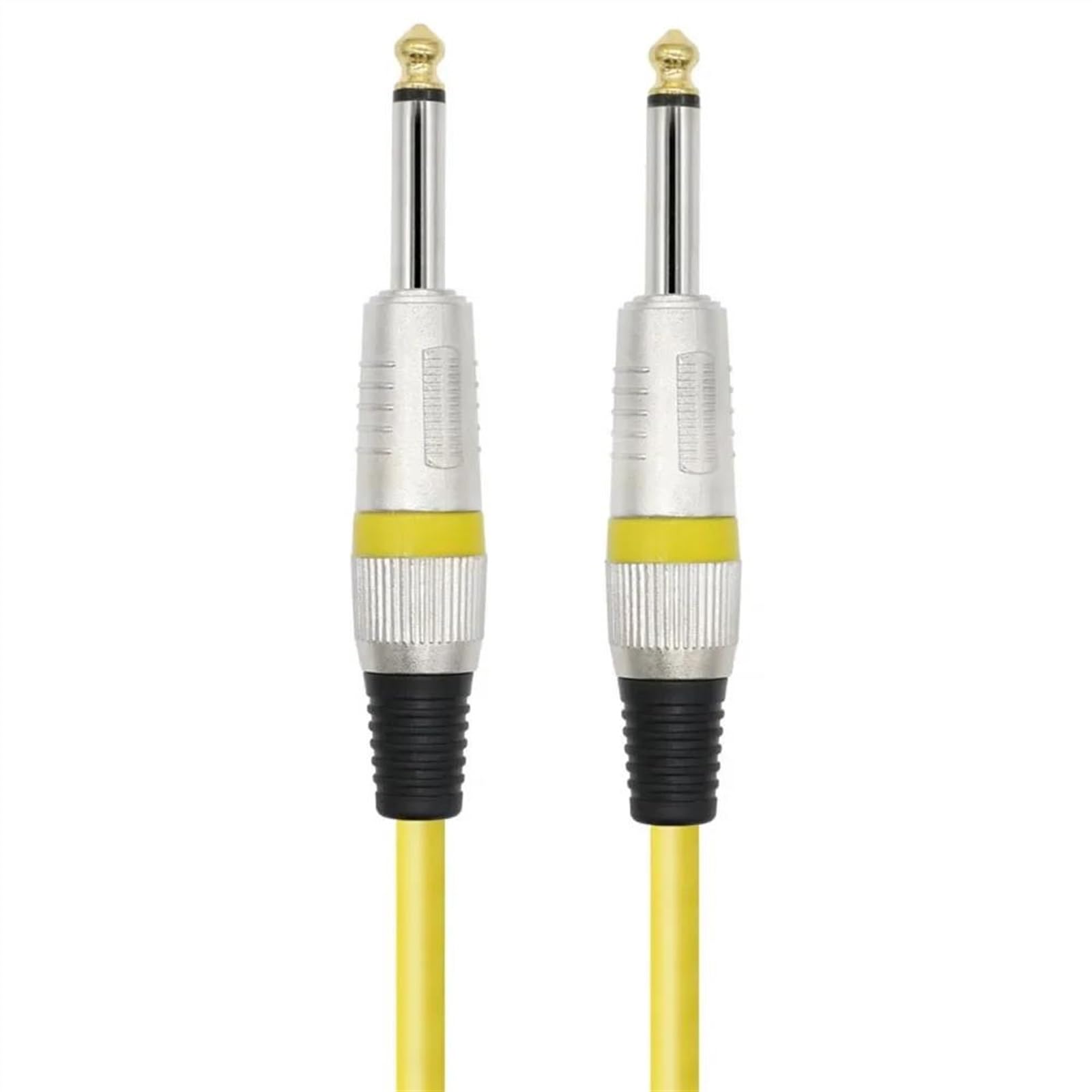 Cavo Audio Er Chitarra Cavo per chitarra Jack maschio a maschio da 1/4" da 6,5 ​​mm a 6,5 ​​mm Cavo per strumenti ausiliari placcato oro (Color : 6, Size : 2m)
