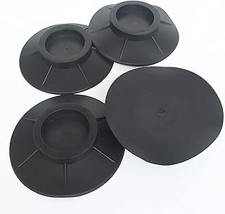 Maty antywibracyjne podkładka do suszarki do prania, 4 sztuki podkładki pod stopy do pralki, podkładka pod stopy do pralki suszarka bębnowej anty-żywy, stopki do pralki (kolor: A)