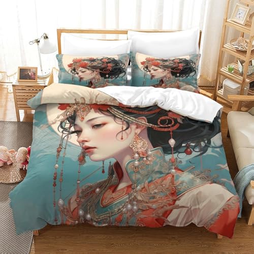 Housse de couette Asian Beauty microfibre 220x240 cm - 3