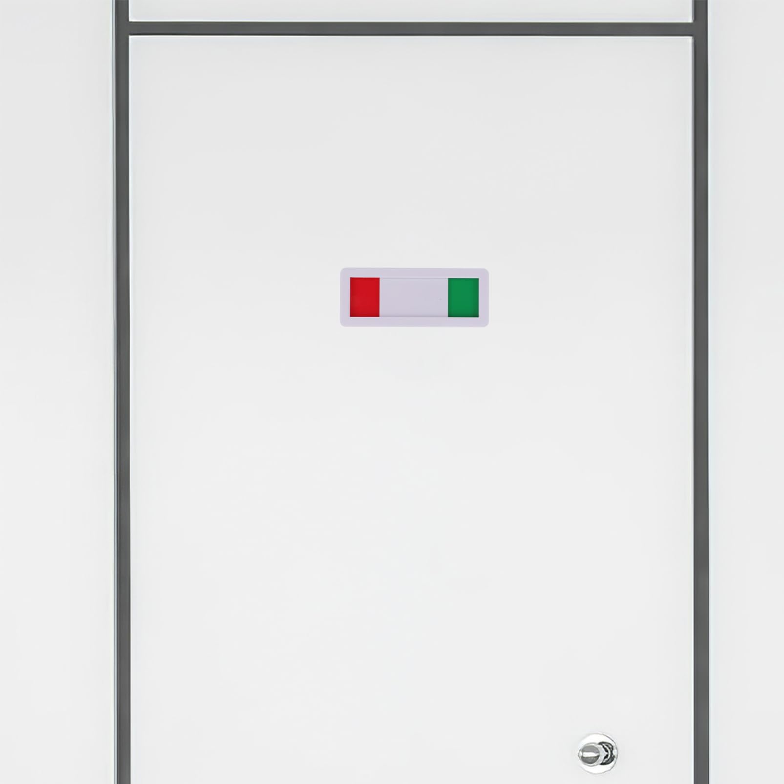 12 Juegos Señalización Creativa Casa Portátil Placas De Números De Puerta Signo Deslizante Letrero De Puerta Verde Estado Cartel De Vacante Ocupado Etiqueta Acrílico 2 Piezas * 12 VILLCASE