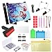 INSANYJ Diamond Painting Zubehör Enthalten LED Leuchttisch, Einstellbare Helligkeit Diamant Painting Lichtplatten mit USB Kabel, Diamant Sortierbox Stickerei Diamant Malerei Werkzeug Set (106Pcs)