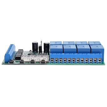 Multifunction Time Relay, Time Delay Relay Delay Relay Board DC 12V 8CH LED Multifunction Digital Delay Time Cycle Timing Relay Switch Module