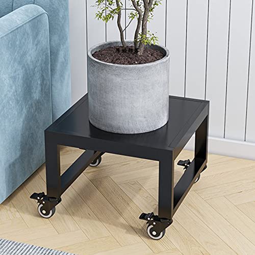 Solution facile à déplacer pour pot de fleur avec roulette de jardinage extérieur