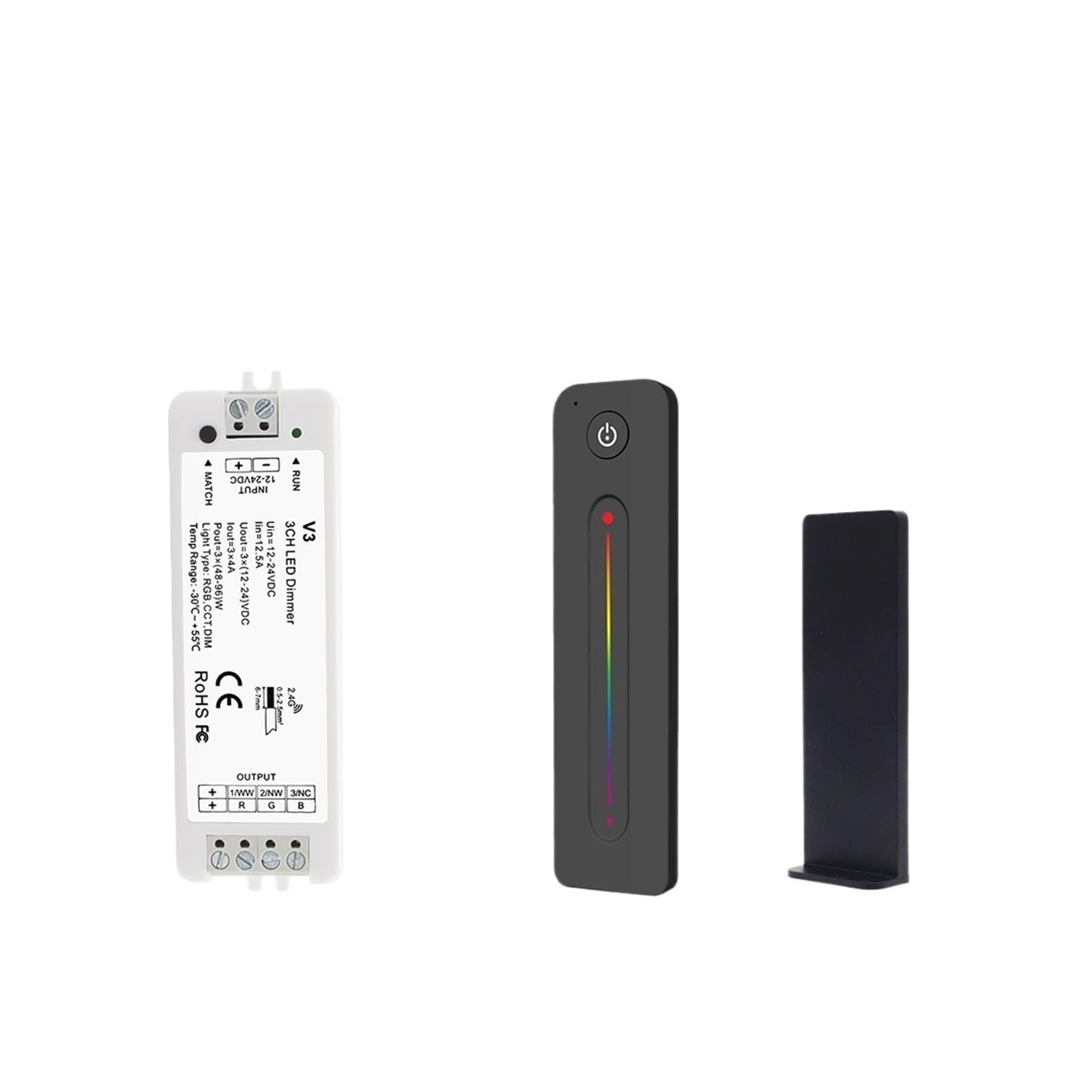 Contrôleur sans fil for bande lumineuse LED avec variateur tactile V3 R13