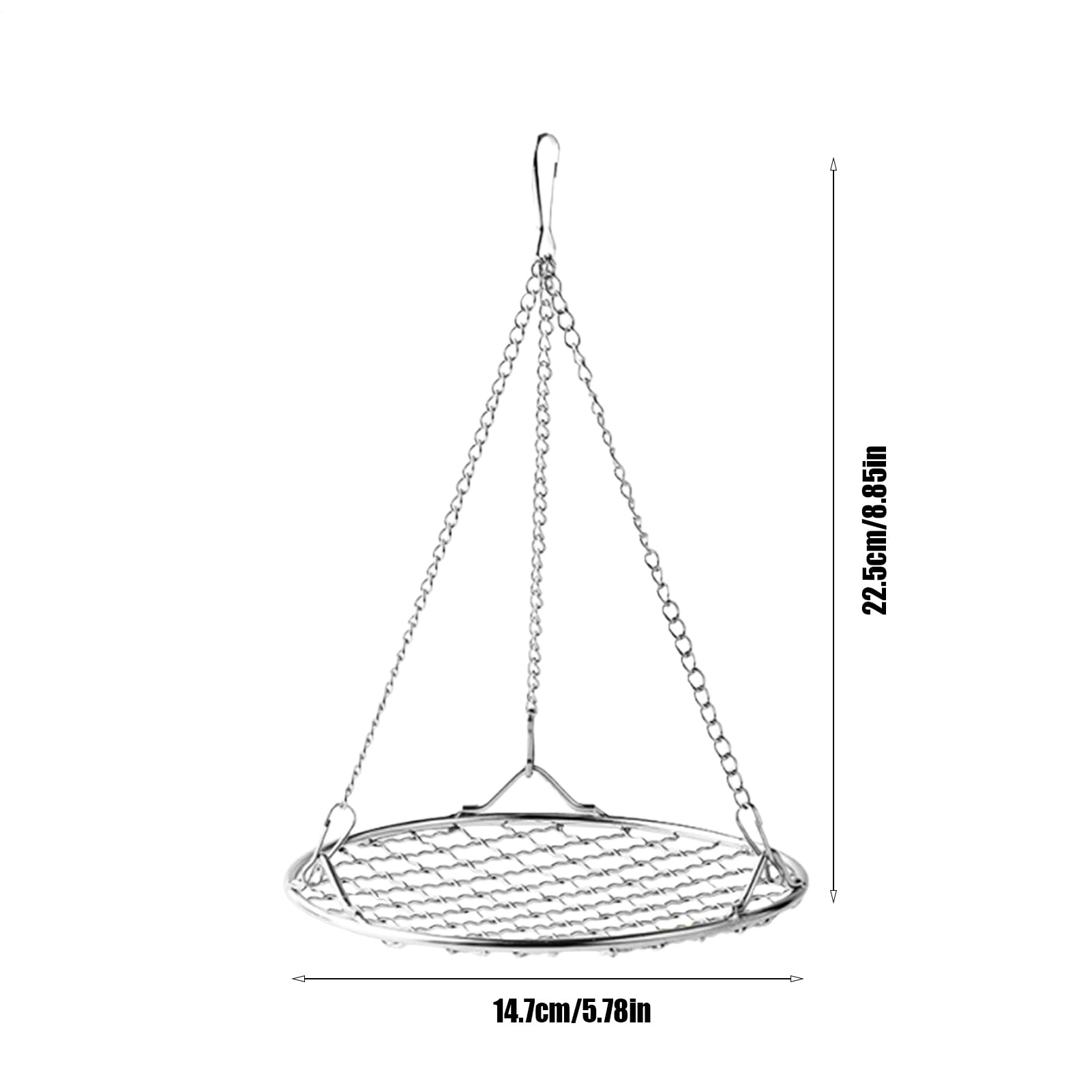 Altalena Per Uccelli Da Gabbia - Altalena Antirodentamento Per Uccellini Con Griglia Rinfrescante In Acciaio Inox Rimovibile Resistente Alla Ruggine Area Riposo Per Cocorite Canarini Calopsite | Con G