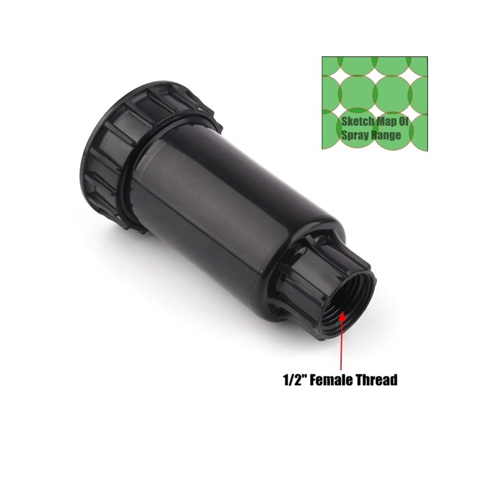 Collegamento dell'Acqua Spray 10 Pezzi/all'Ingrosso 1/2 Pollice 90-360 Gradi Regolabile irrigatore Pop-up Giunto Girevole Serra Giardino irrigazione Prato connettore