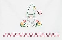 Vista 3 de Jack Dempsey - Toalla de mano con gnomos decorativos, color blanco, pequeña