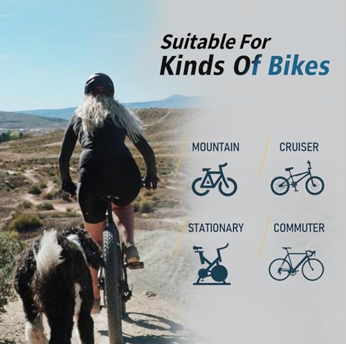 HUIOK Cubierta de Asiento de Bicicleta Gel Ancha Almohadilla para Bicicleta de Ejercicio para Mujer y Hombre, Cómoda, para Bicicleta Estacionaria, Spin y Cruiser, Indoor Outdoor, Resistente al Agua y al Polvo miniatura 3