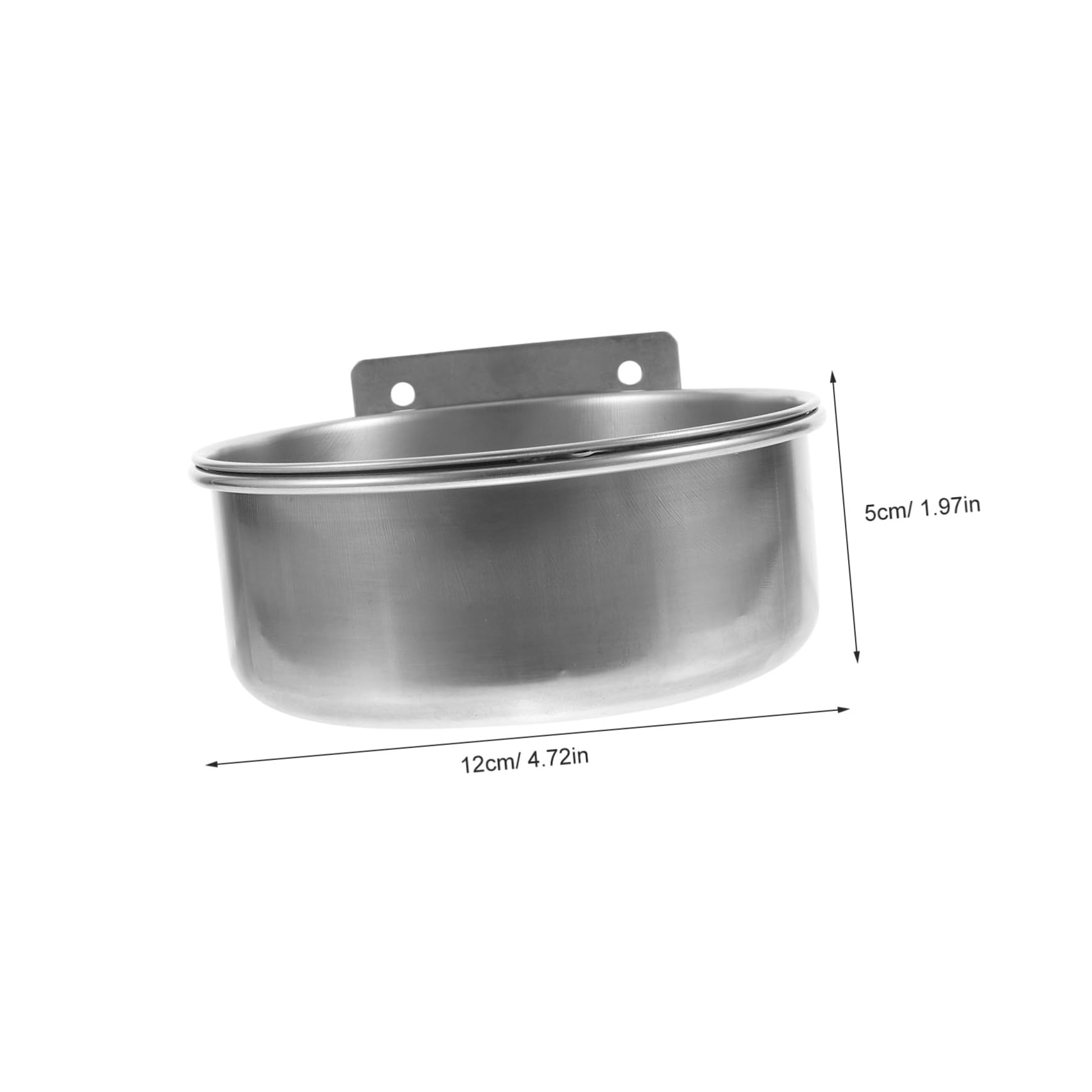 BESPORTBLE Pet Bowls for Small Dogs Dog Food Feeder Portable Crate Bowl Easy-to- Design for Puppies