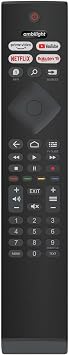 Philips LCD LED Android Smart TV i in Uyumlu Evrensel Uzaktan Kumanda - 58PUS8506/62, 65PUS7906/62, 50PUS8505/62, 58PUS8505/62, 50PUS8007/62, 65OLED937/12, 65OLED805/12 ile Uyumludur [ Mikrofonsuz ]