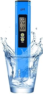 Digital PH Meter, PH Meter 0.01 Resolution Pocket Size High Accuracy Water Quality Tester,Accuracy Pocket Size with 0-14 PH Measurement Range,Suitable for Aquariums, Swimming Pools