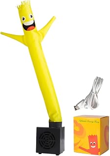 Air Dancer Toy, Inflatable Tube Man Display, Waving Desktop Motion Decor, Air Powered Fun Figurine System, 19.09x2.99 Inches Vibrant Animated Style Design, Celebration Party Office Event Use