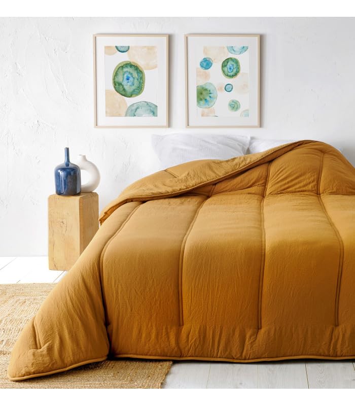 Linder Dessus de lit 230x250cm Cindy - 230x250cm - Moutarde