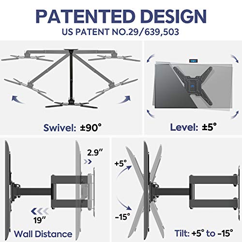 image for Mounting Dream Full Motion TV Wall Mounts TV Bracket for Most, LED,LCD