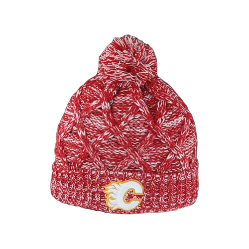 Calgary Flames NHL Officially Licensed Beanie Heathered Icon