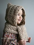  Crochet book, crochet pattens, crochet girls and women hoodie with scarf (128) (English Edition)