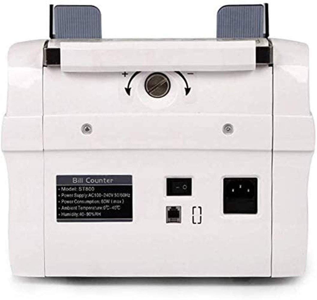 Contasoldi con rilevamento di Falsi UV/MG - Conta, Macchina Conta Banconote per aziende e Banche - Conta Dollari USA con Display a LED