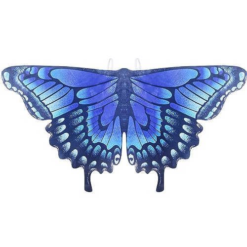 Creatoy Butterfly Wings Toddler, Kids Fairy Butterfly Costume for Girls 3-7, Shiny Swallowtail Play Wings Dress Up Cape Halloween Easter Favors Birthday Gifts
