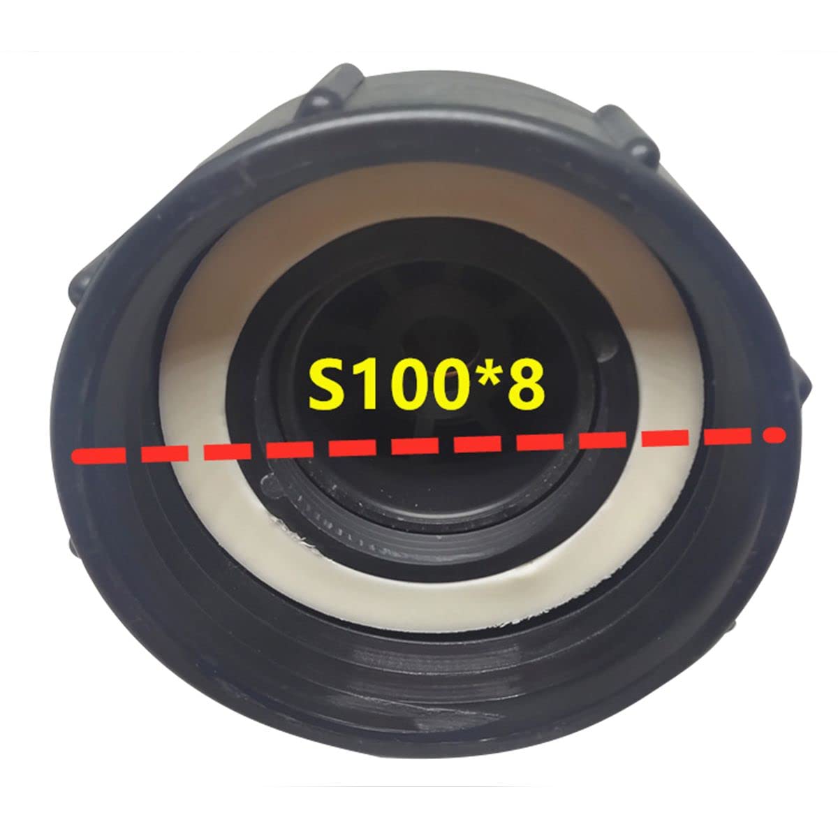 Adapter zbiornika S100 x 8 – podwójne złącze węża ogrodowego do pojemnika wodnego STO – mosiężne części montażowe do kranu dla łatwego odpływu i wydajnego nawadniania