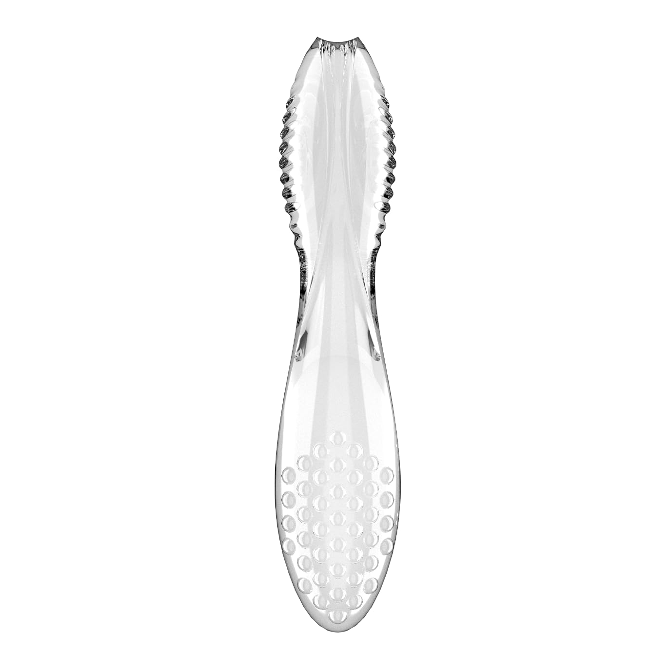 Satisfyer Dazzling Crystal 2, dildo in vetro | sex toy in vetro da 20 cm con scanalature e protuberanze | per punto G | per giochi con le temperature | vetro borosilicato | trasparente, liscio