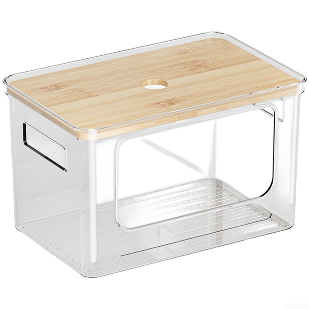 Boîte de rangement empilable pour rompre avec le désordre des placards