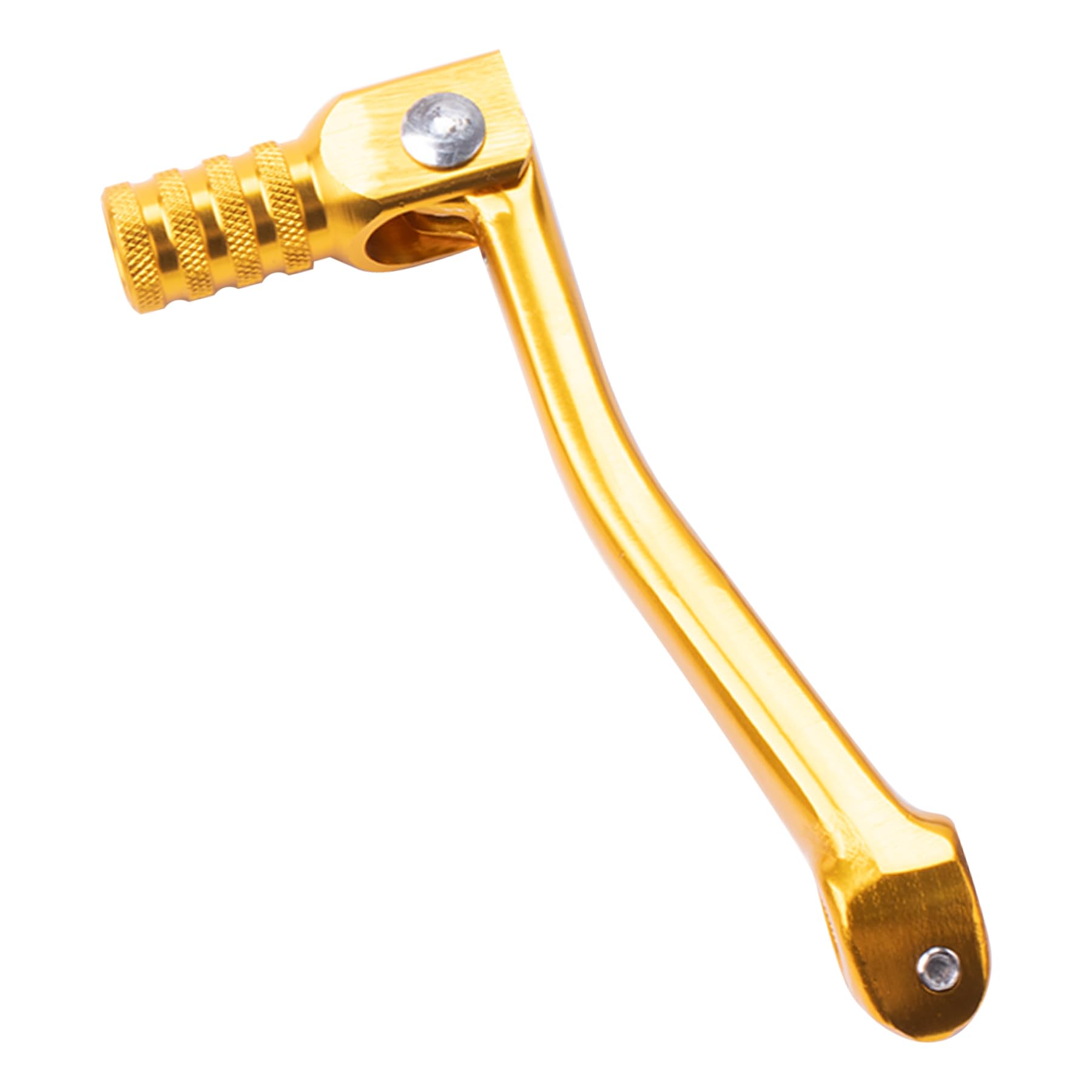 CNC Aluminum 2" Folding Gear Shifter Shift Lever for Honda XR50 CRF50 XR CRF 50cc 70cc 90cc 110cc 125cc Dirt Pit Bike (Yellow)