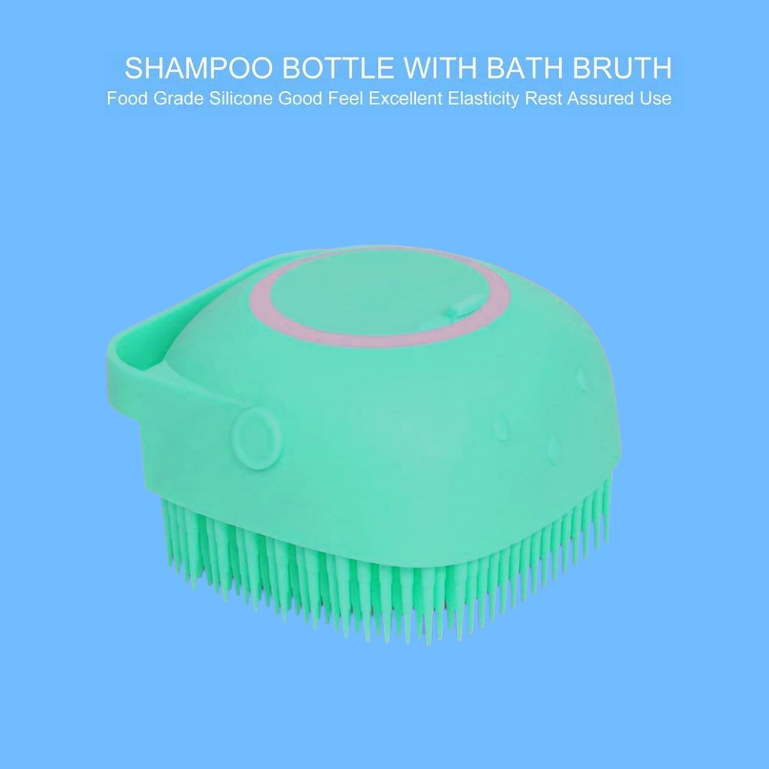 Oblivion Silicone Exfoliating Bath Brush 1 Pc – Soft Body Scrubber with Soap Dispenser, Gentle Cleansing for Kids, Women, Men & Pets, Quick-Dry, Hygienic, Massager Tool for Smooth & Healthy Skin 3