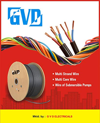 Image of GVD PVC & FR Insulated 4.0mm Single Core Flexible Copper Wires and Cables for Domestic /Industrial Electric /Home Electric Wire / 90 Mtr /Electrical Wire (Green)
