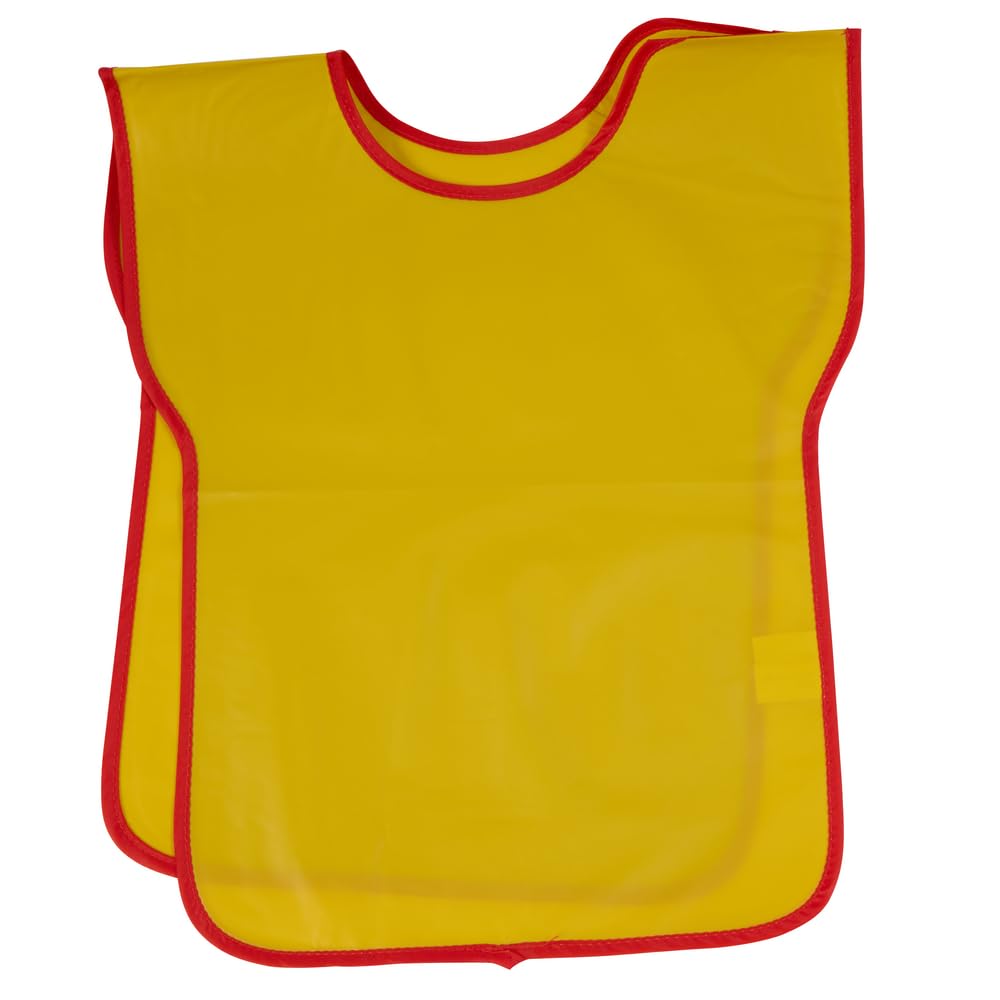 Colorations Easy-On Kids Art Smock - Smock for Painting and Crafting, Latex-Free and Easy to Clean - Sleeveless Smock for Kids Measures 19" x 16"