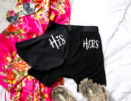 His and Hers Matching Underwear Set for Happy Couples, Gifts for Husband and Wife Funny Valentines Day3