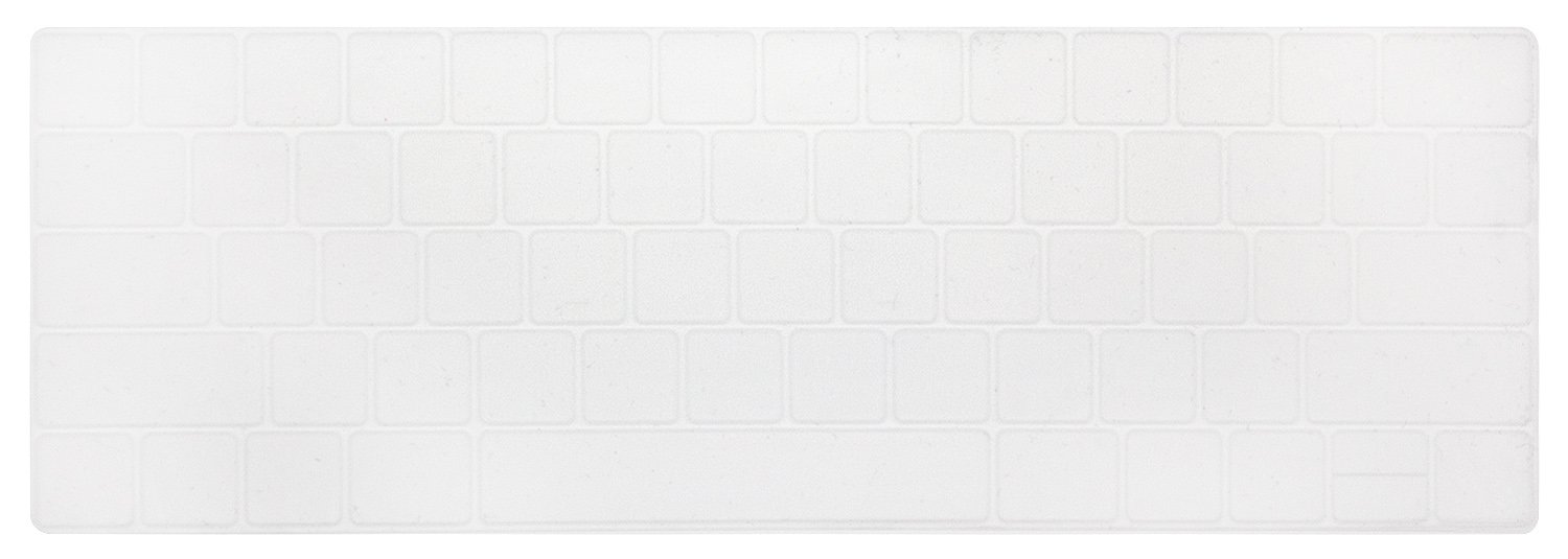 Se7enline Compatible with MacBook Clear Keyboard Cover for Mac Pro 13 15 inch (with Touch Bar) 2016/2017/2018/2019 Ver. Model A1706/A1707/A1989/A1990/A2159 Ultra Thin TPU Protector (US Layout), Clear