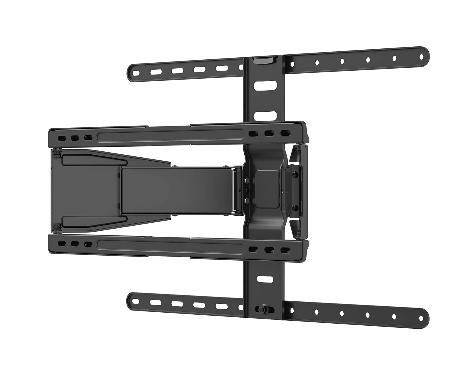 Supporto da parete per TV Ultra-Slim 109,2 - 228,6 cm - Inclinabile e girevole - Supporto TV per TV fino a 50 kg - VESA 400 x 400 - Supporto da parete per TV sottile, nero