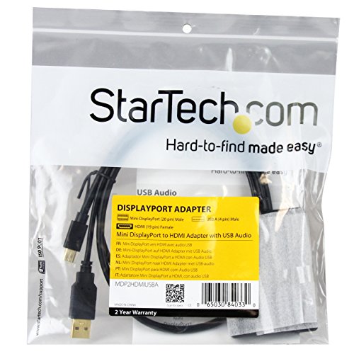 StarTech Mini DisplayPort to HDMI Adapter with USB Audio #TOP10