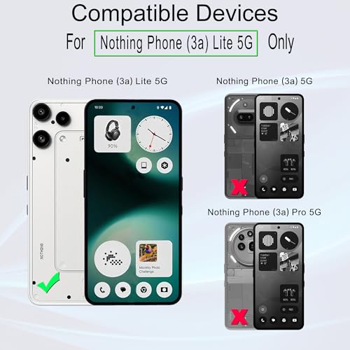 Image of Ibywind for Nothing Phone (3a) Lite 5G Screen Protector,2-Pack,9H Hardness Tempered Glass with Camera Lens Protector,Easy Installation Tool,Bubble-Free,Fingerprint Unlock,Anti-Shatter,Anti-Scratch