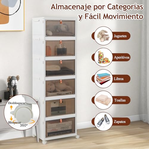 Caja de zapatos plegable y zapatero plástico modular apilable para organizar armarios 7