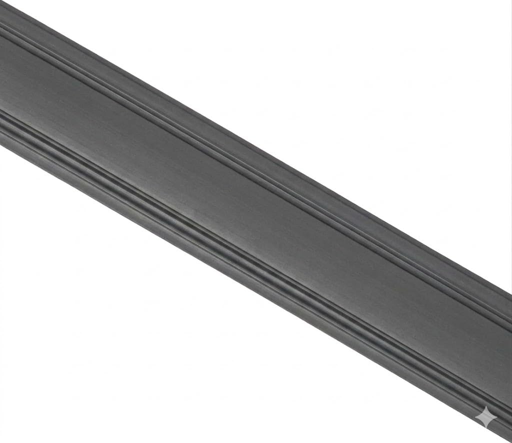 CR-MOESANCO® Schraubenabdeckband für Wohnwagen und Wohnmobil, 12 mm, mit Applikatordüse, flexibler Gummiprofilschutz, UV- und wasserdicht, Rolle mit 25 Metern (grau)