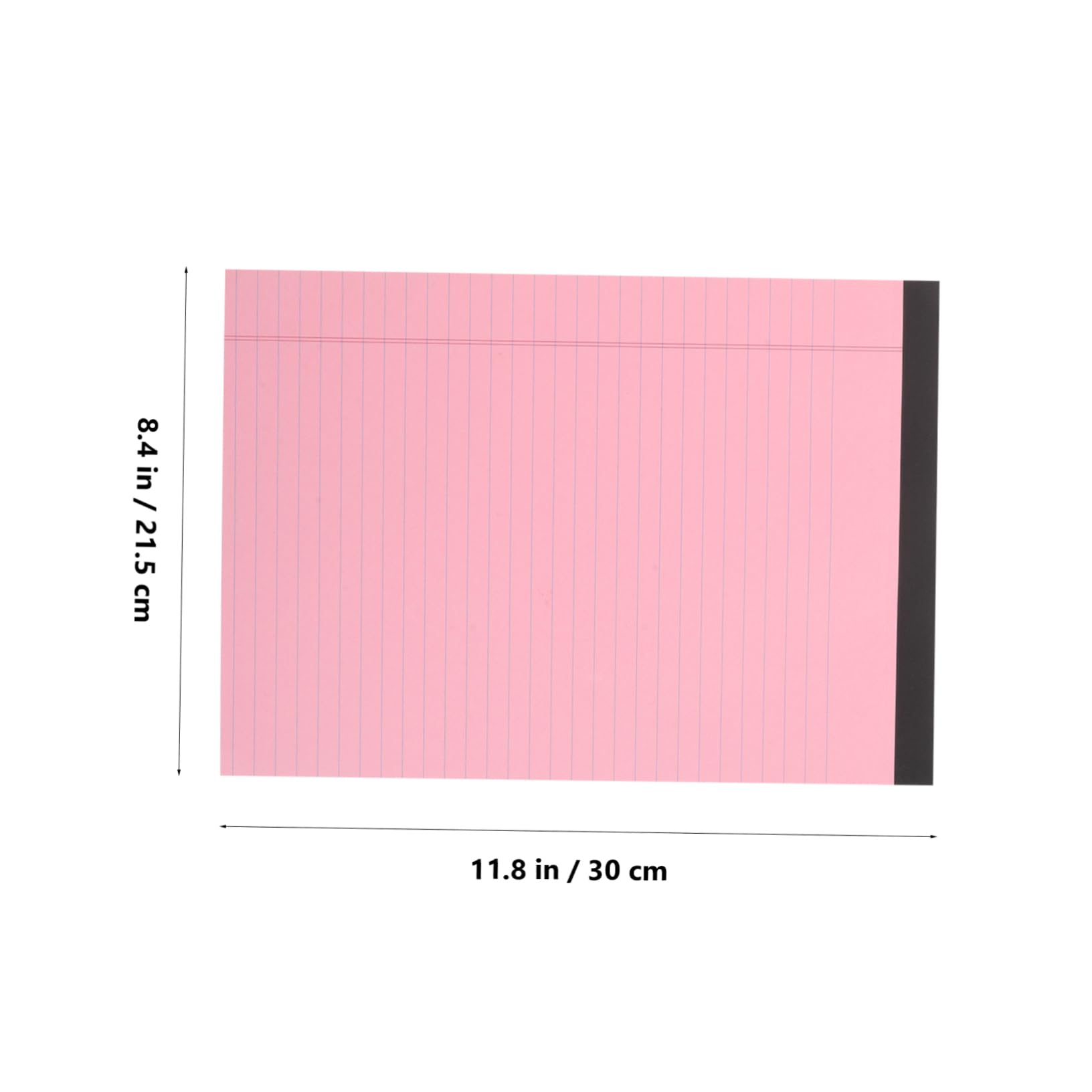 DOITOOL 4 piezas de Notas Rayas Cuadernos para Oficina y Estudiantes para Variedad Rosa Azul Verde