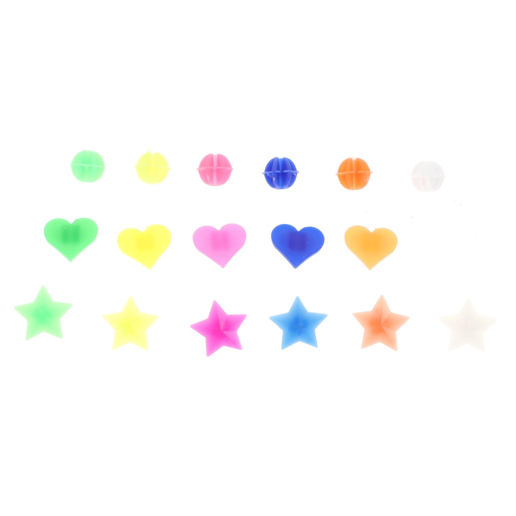 GOOHOCHY 108pcs Bike Wheel Beads Plastic Clip Decorations for Standard Bicycles Easy to Use Durable Bike Beads for Creative