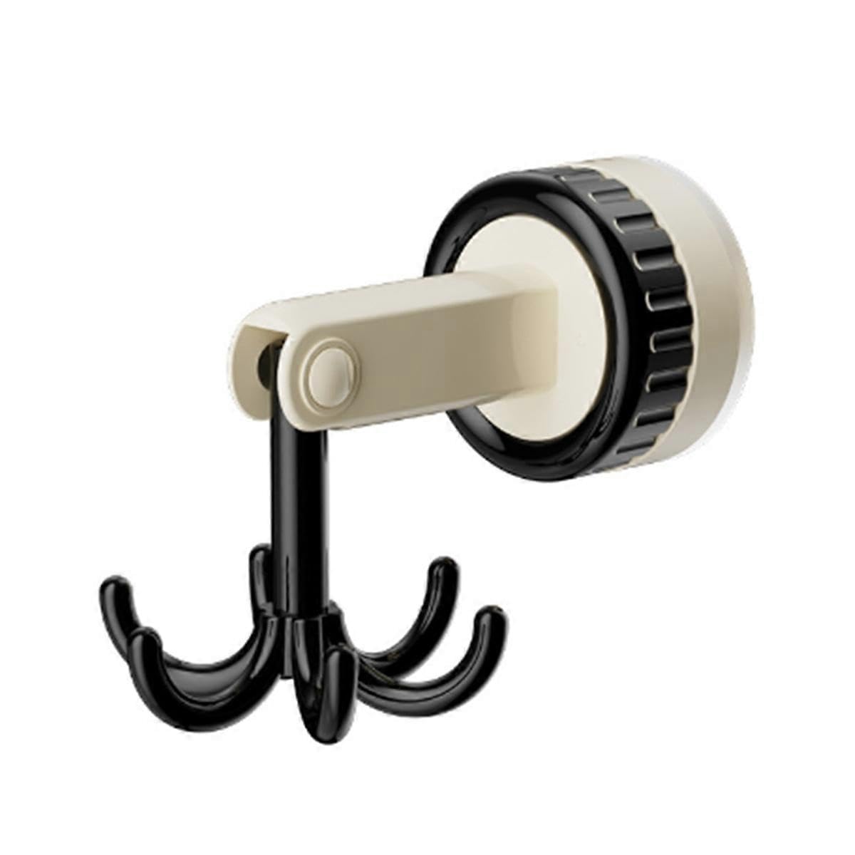 JOYHAPPST 3PCS 360Degrees Rotating Folding Hook with 6Hooks Kitchen Hook Self-Adhesive Suction Cup Hooks Rotating Utensil Holder C