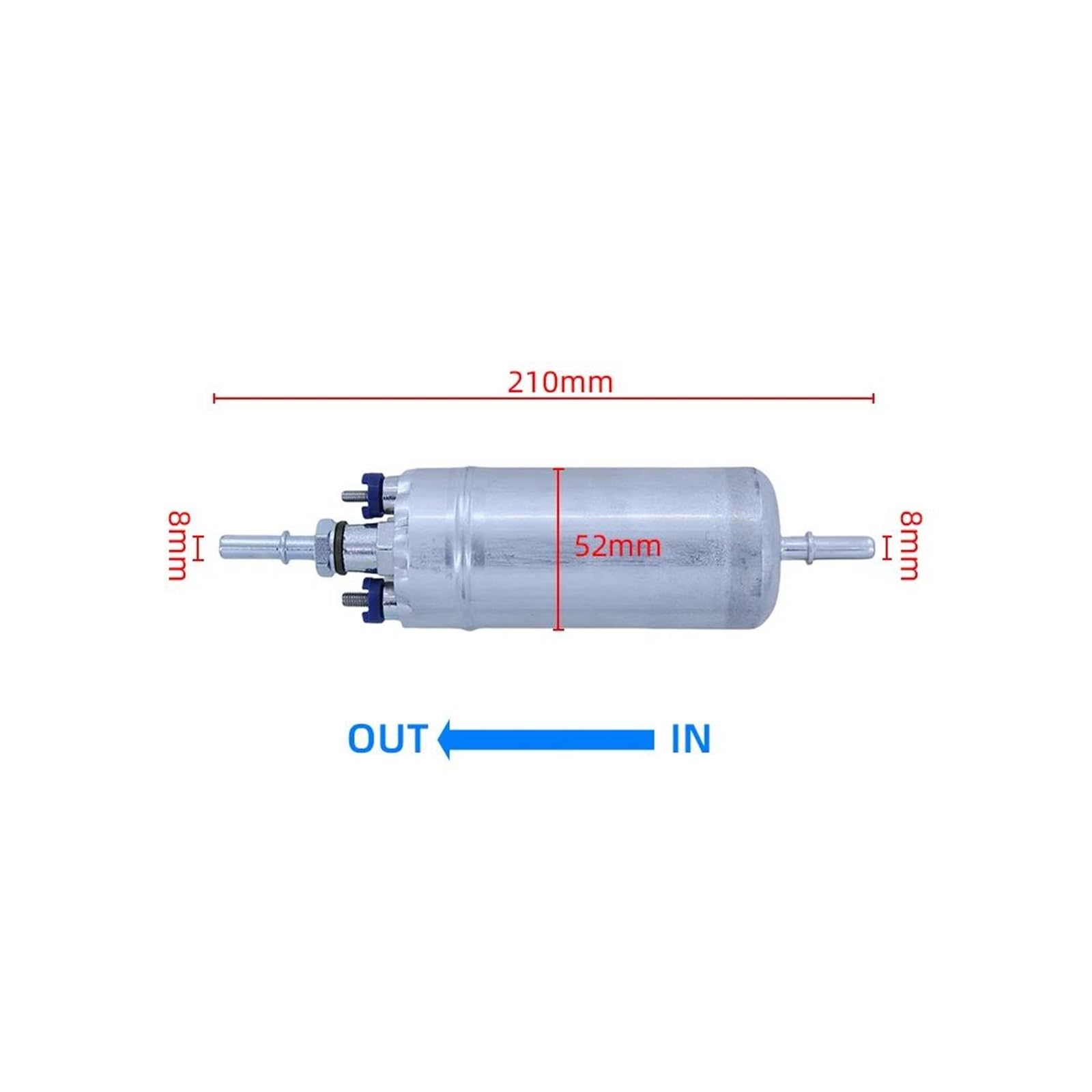 In Linea Pompa Carburante Parti Della Benzina Ad Alta Pressione Pompa Del Carburante Esterna Per Auto EFI 12V Modificata 0580464075 AL168483KR 8192400 20411647